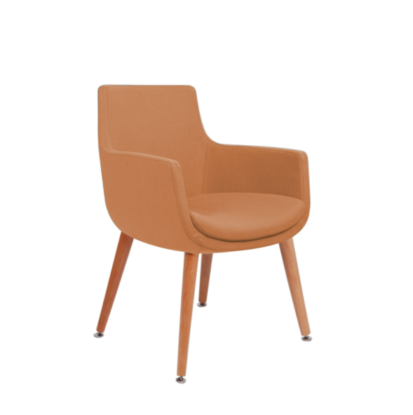 Кресло Clay Wood, с опция за дамаска в различни цветове