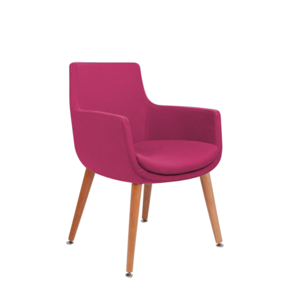 Кресло Clay Wood, с опция за дамаска в различни цветове