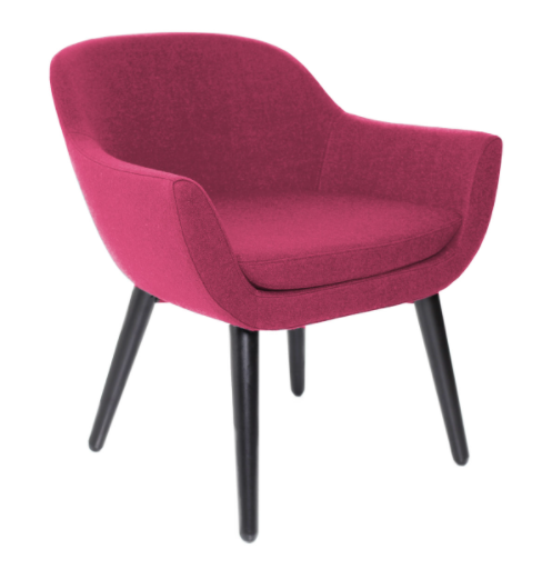 Кресло Evy Wood с опция за дамаска в различни цветове
