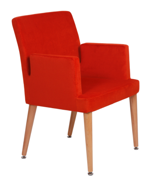 Кресло Glory Wood с опция за дамаска в различни цветове