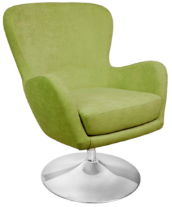 Кресло Heis Flange, основа с цвят хром, с опция за дамаска в различни цветове
